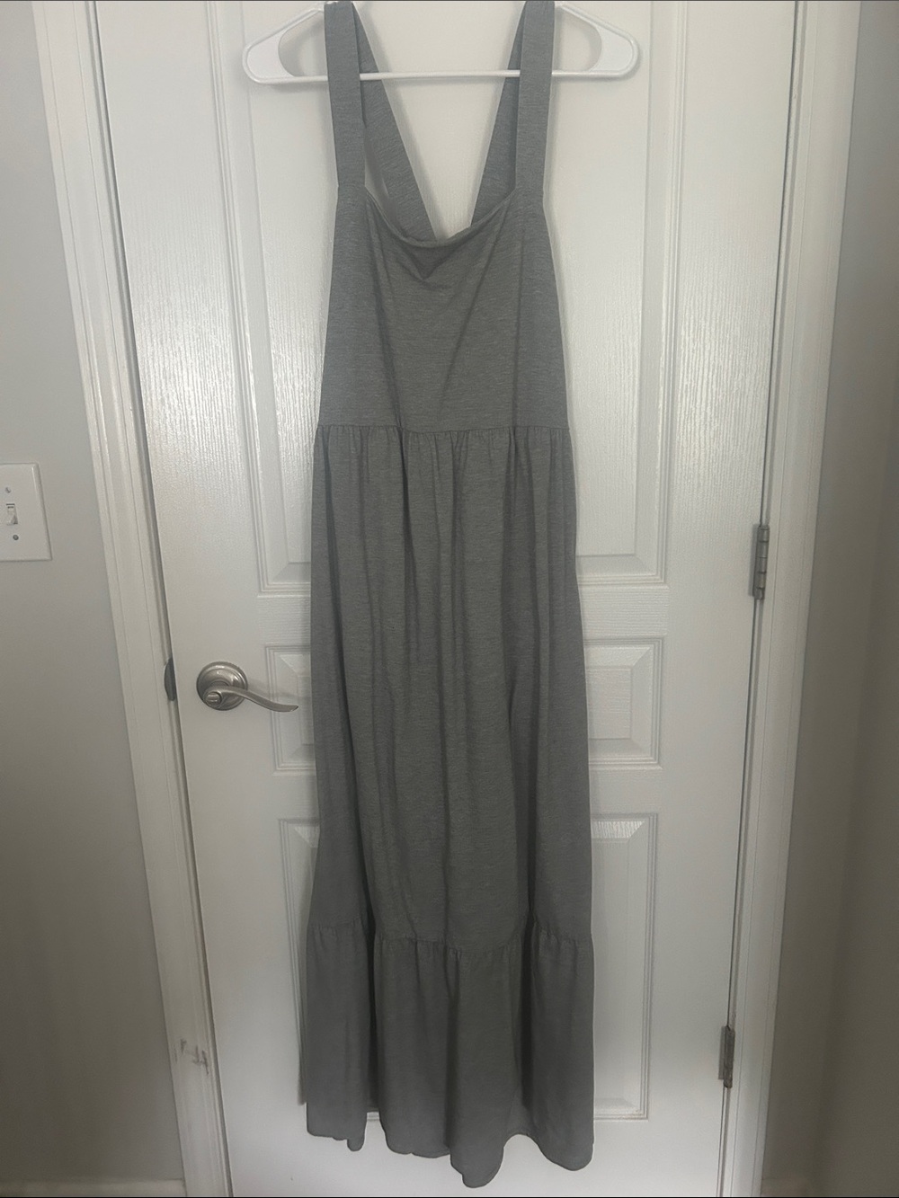 Express Gray Sleeveless Maxi Dress